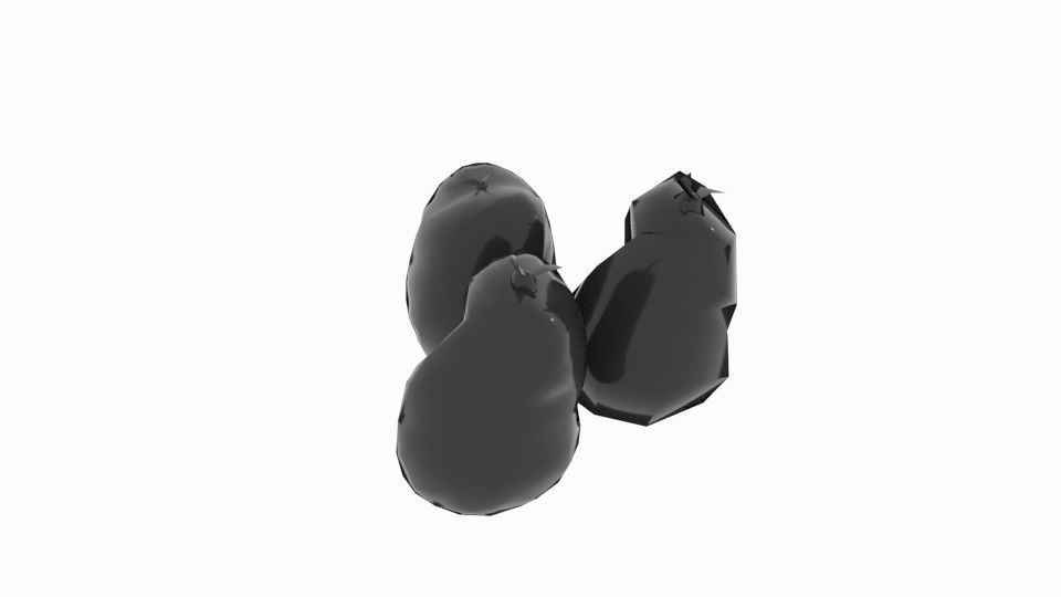 Tri Trash Bag Low-poly 3D model_2