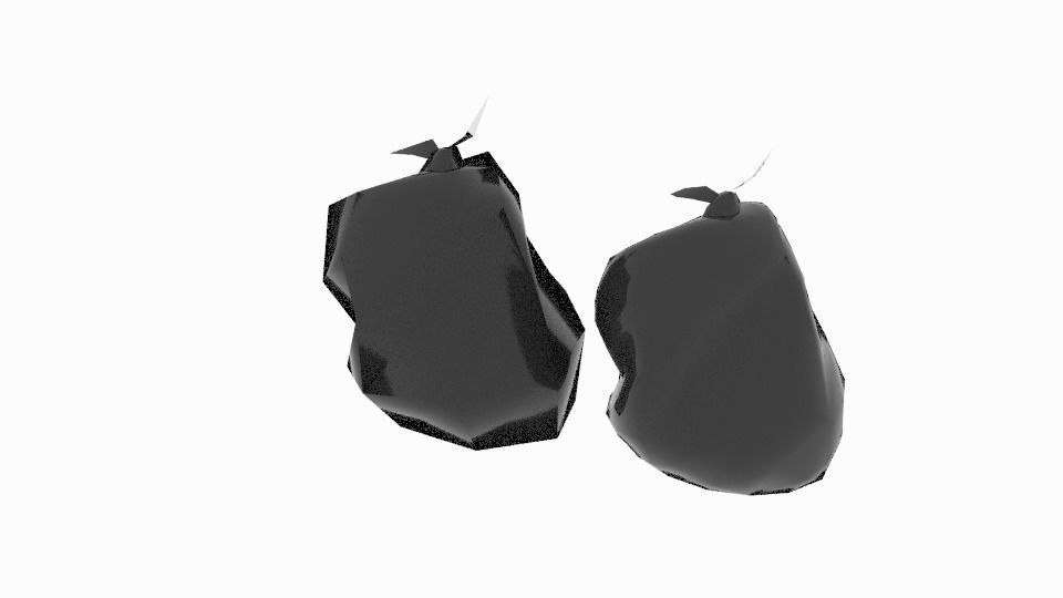 Tri Trash Bag Low-poly 3D model_1