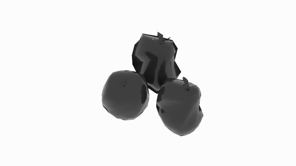 Tri Trash Bag Low-poly 3D model_3
