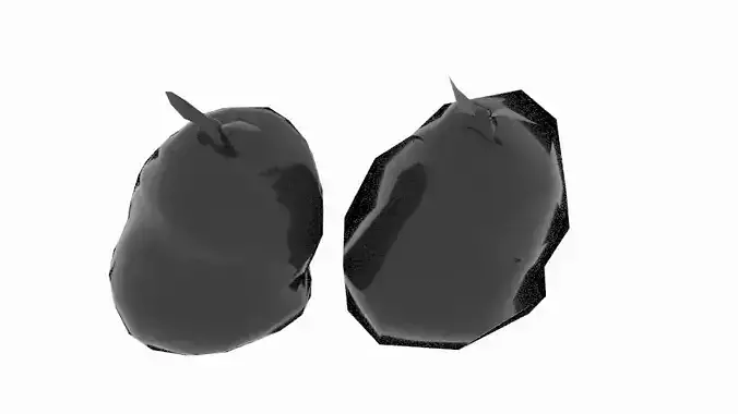 Tri Trash Bag Low-poly 3D model