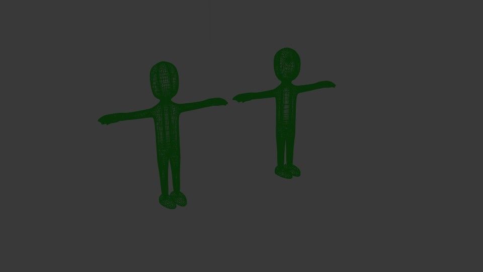 Soccer Player Toon Short Base Low-poly 3D model_5