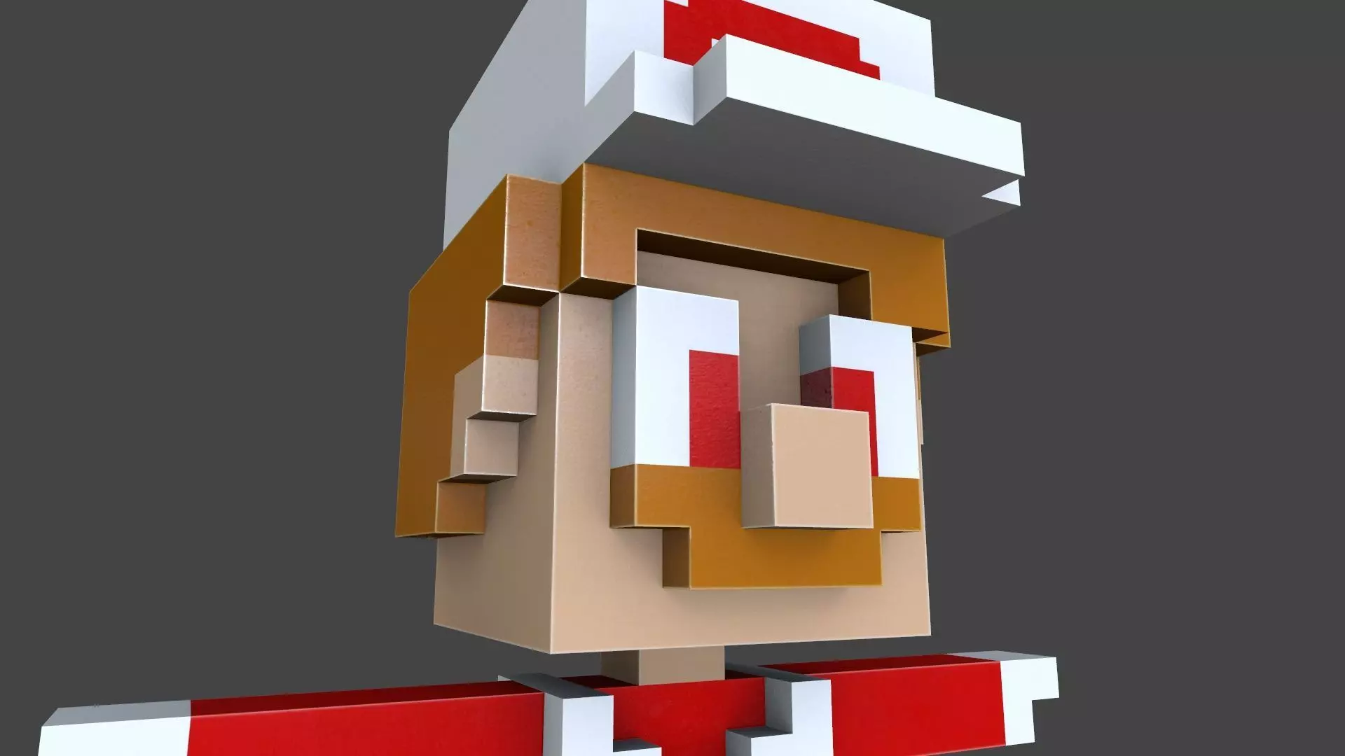 BROS-004 Mario Low-poly 3D model_0