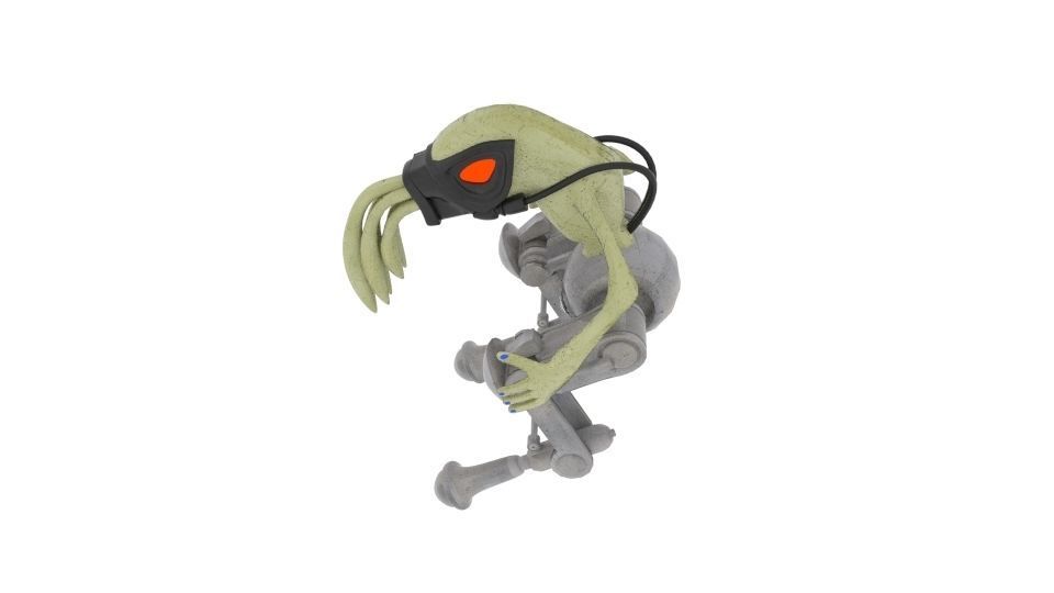  Oddworld Mech Slig  Low-poly 3D model_3