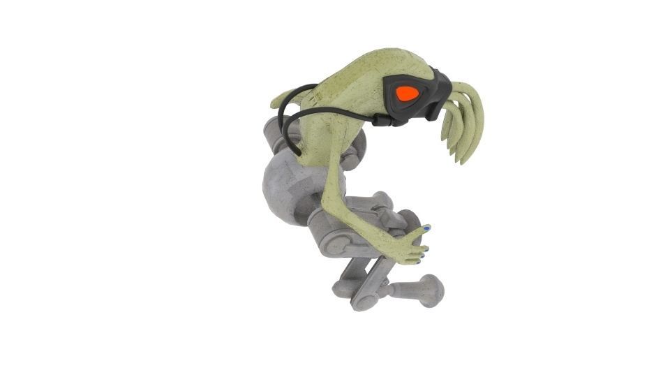  Oddworld Mech Slig  Low-poly 3D model_2