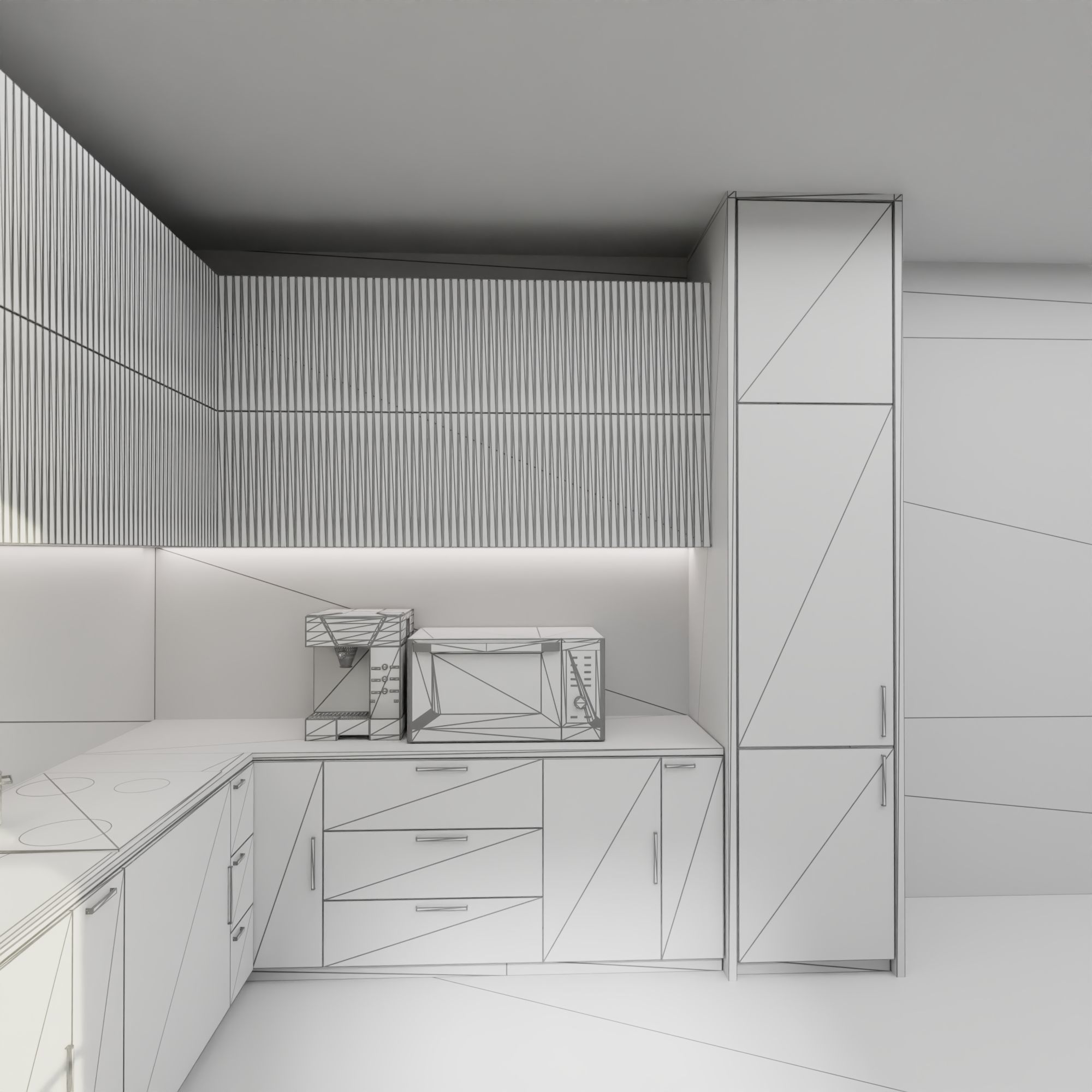 Green Kitchen 3D model_10