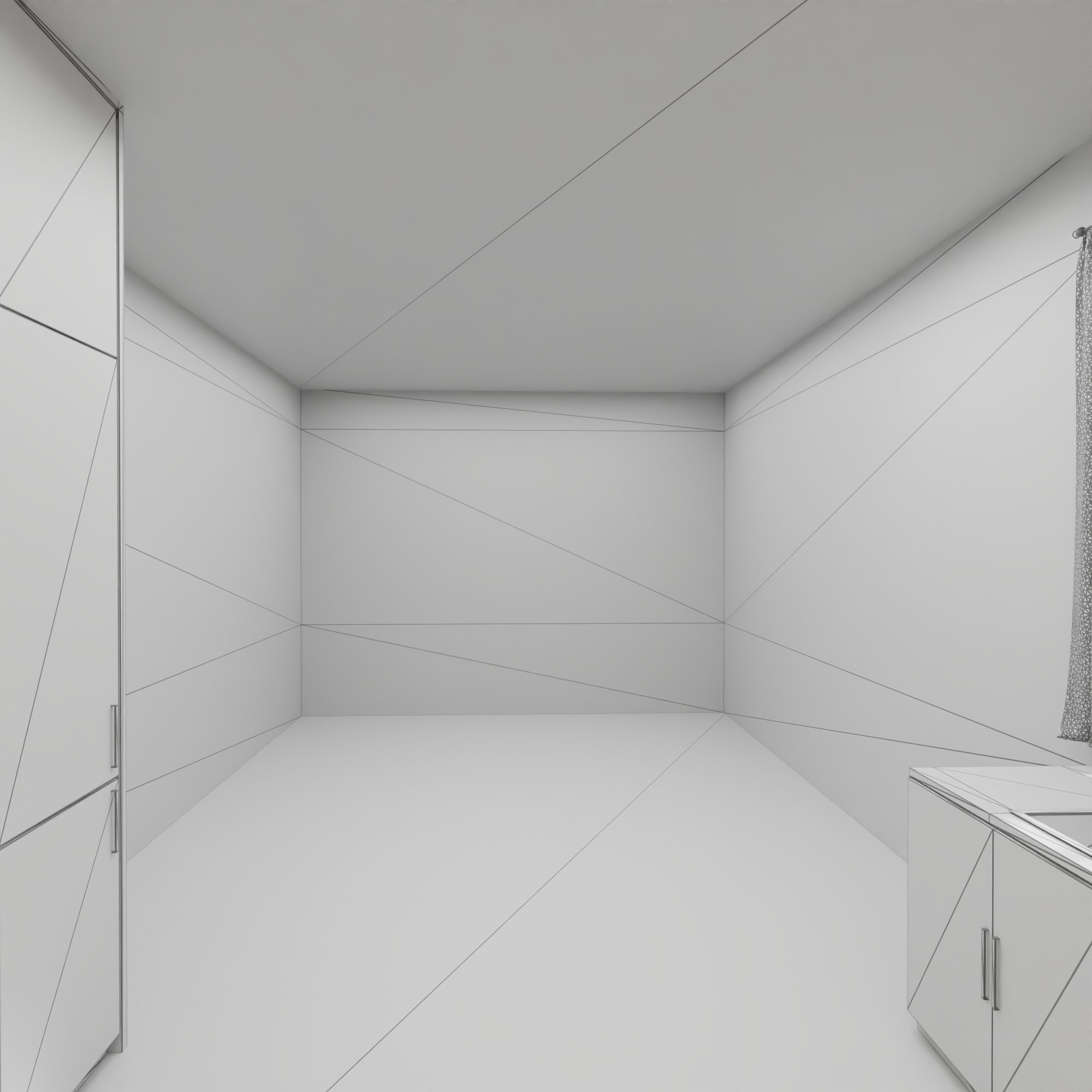 Green Kitchen 3D model_11