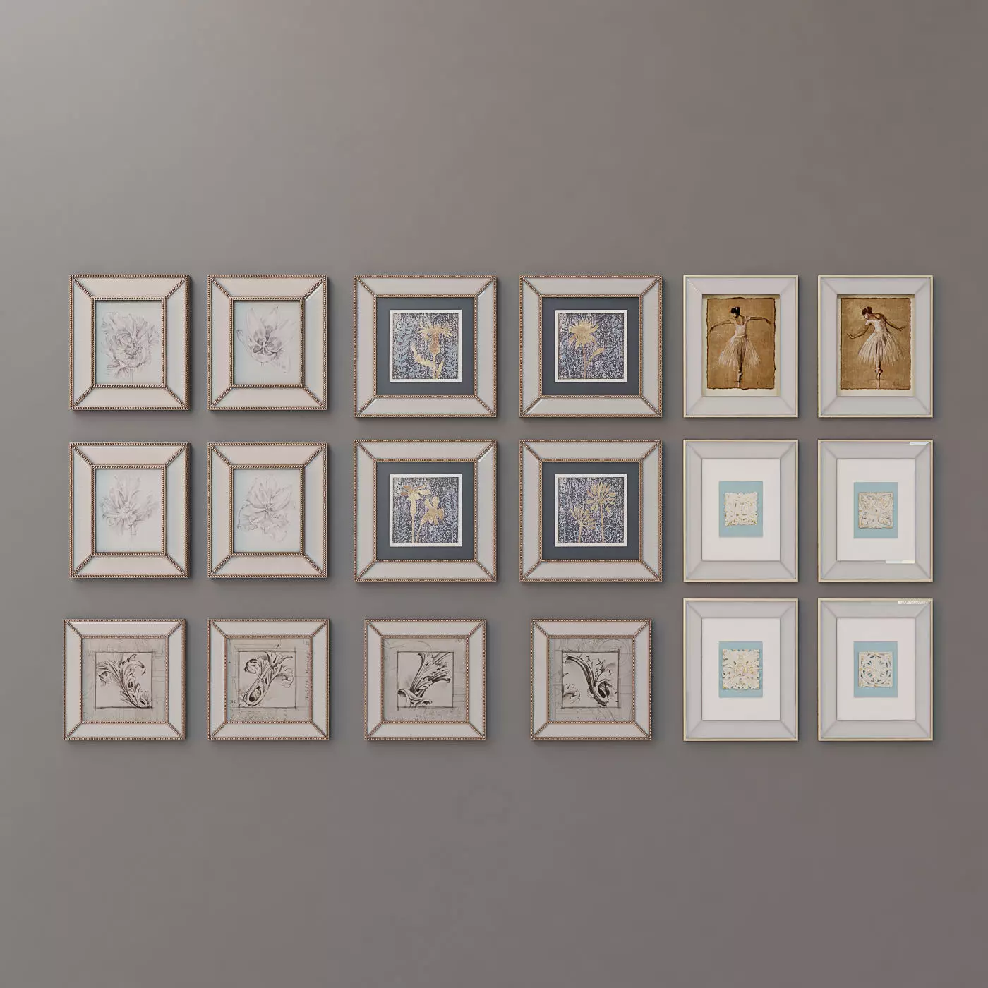Modern paintings john-richard collection - 2 3D model