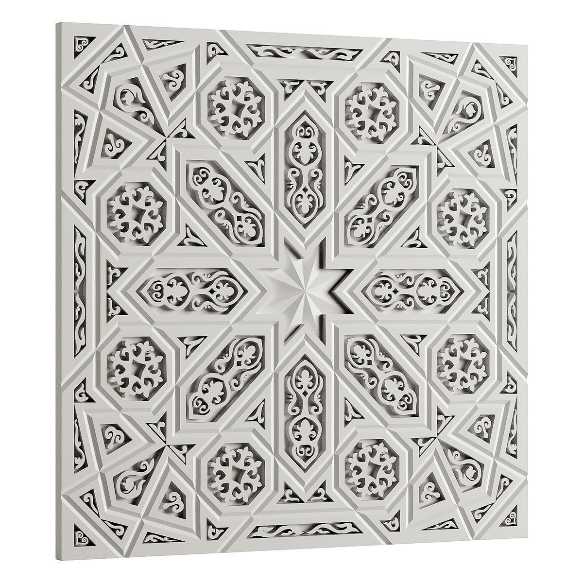 Wall Decorative Panel-1 3D print model_1
