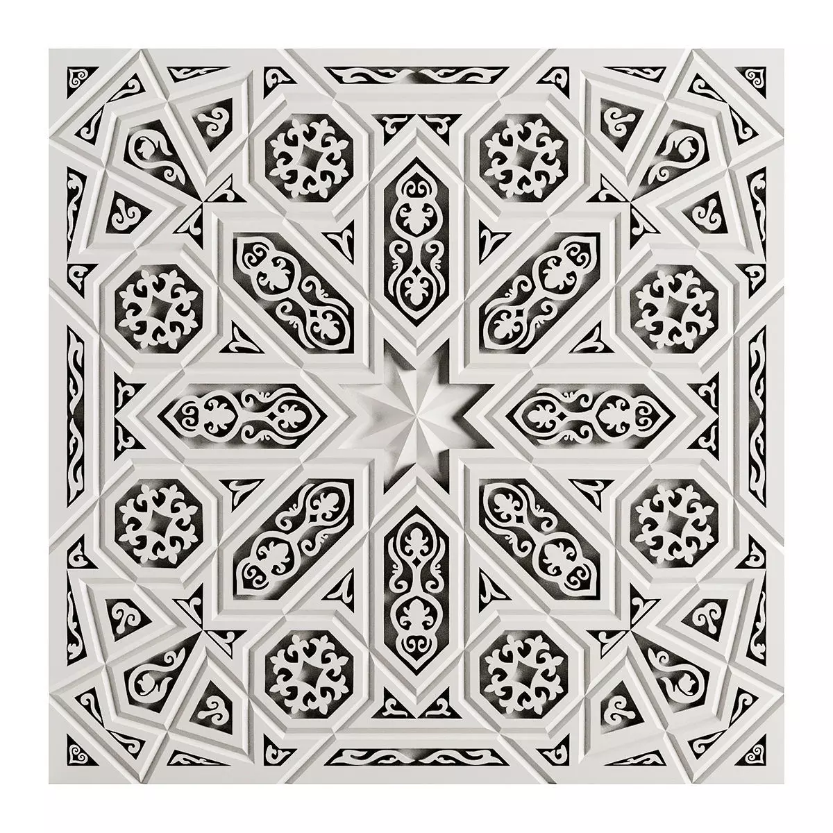 Wall Decorative Panel-1 3D print model_0