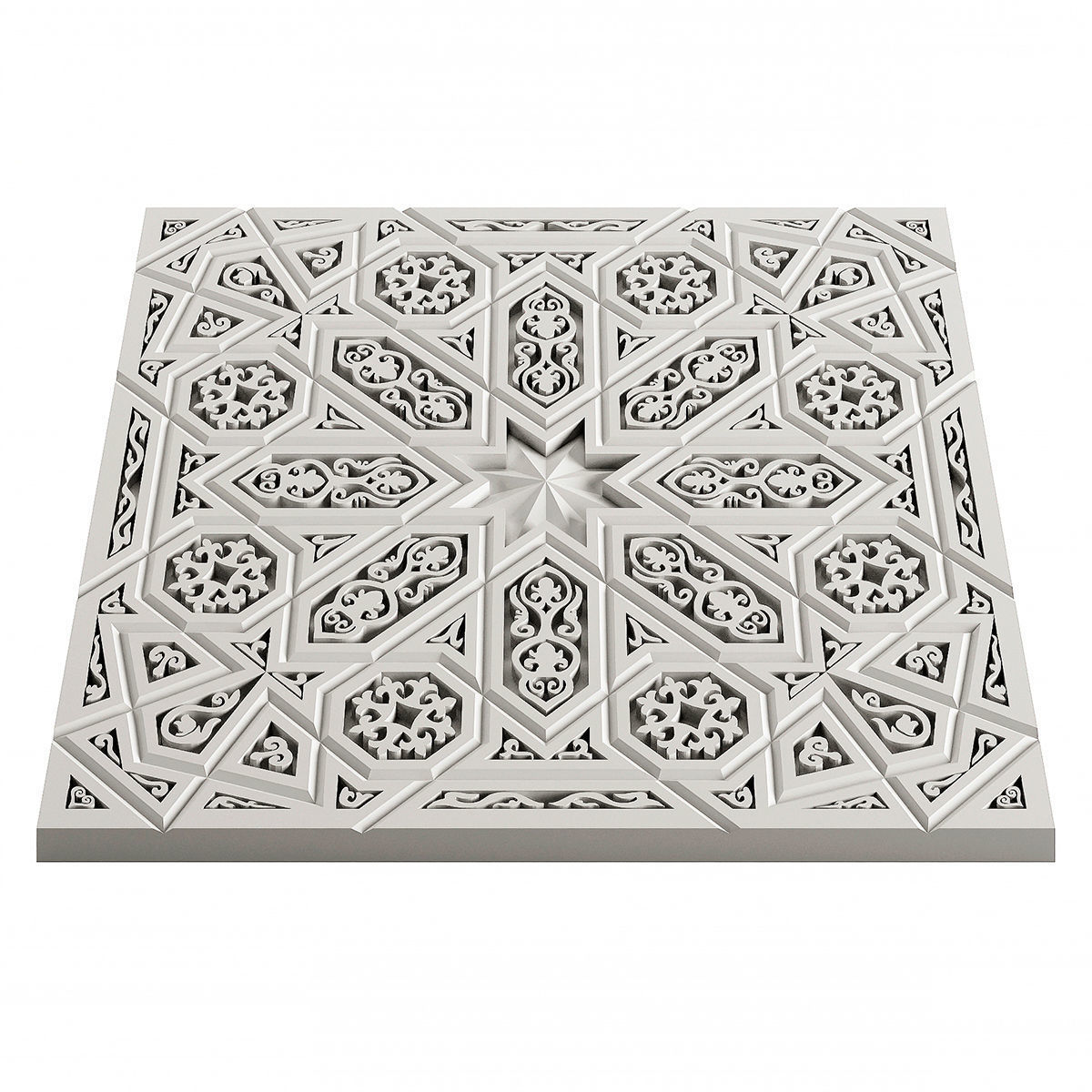 Wall Decorative Panel-1 3D print model_2