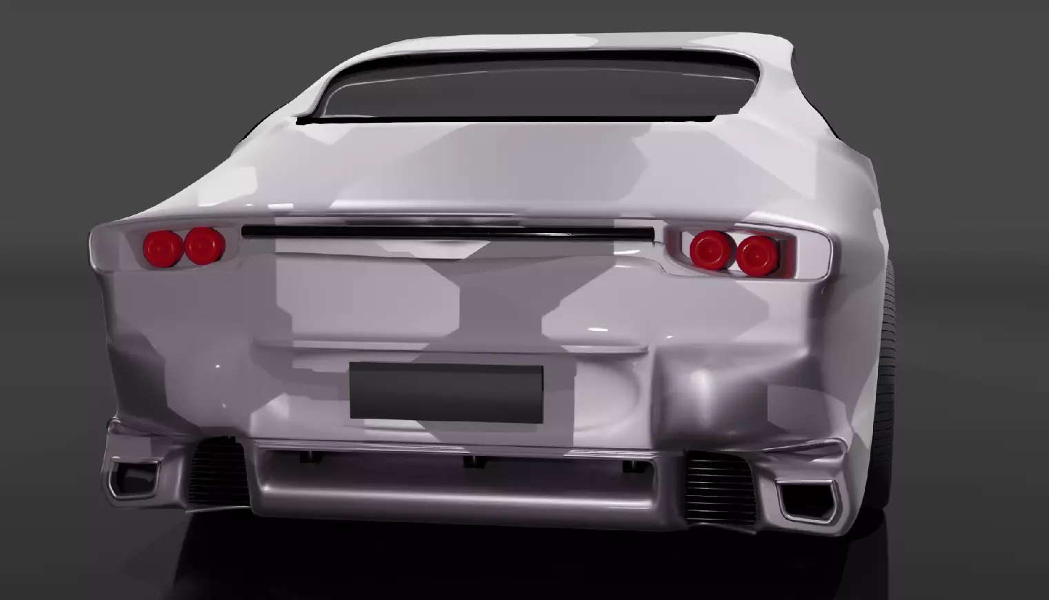 porsche 911 turbo s 3D print model