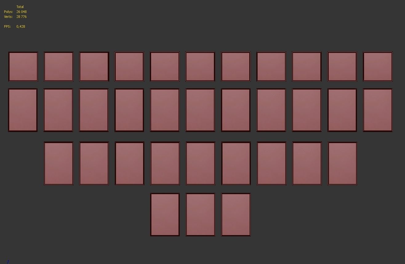 Collection of paintings abstract art part 5 3D model_4