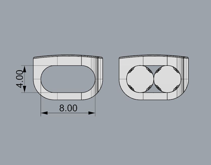 CHARMS  ALPHABET 3D print model_3