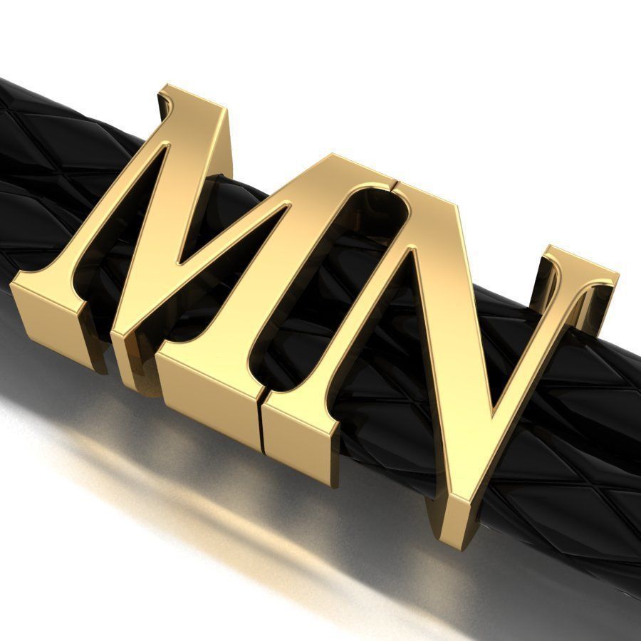 CHARMS  ALPHABET 3D print model_2