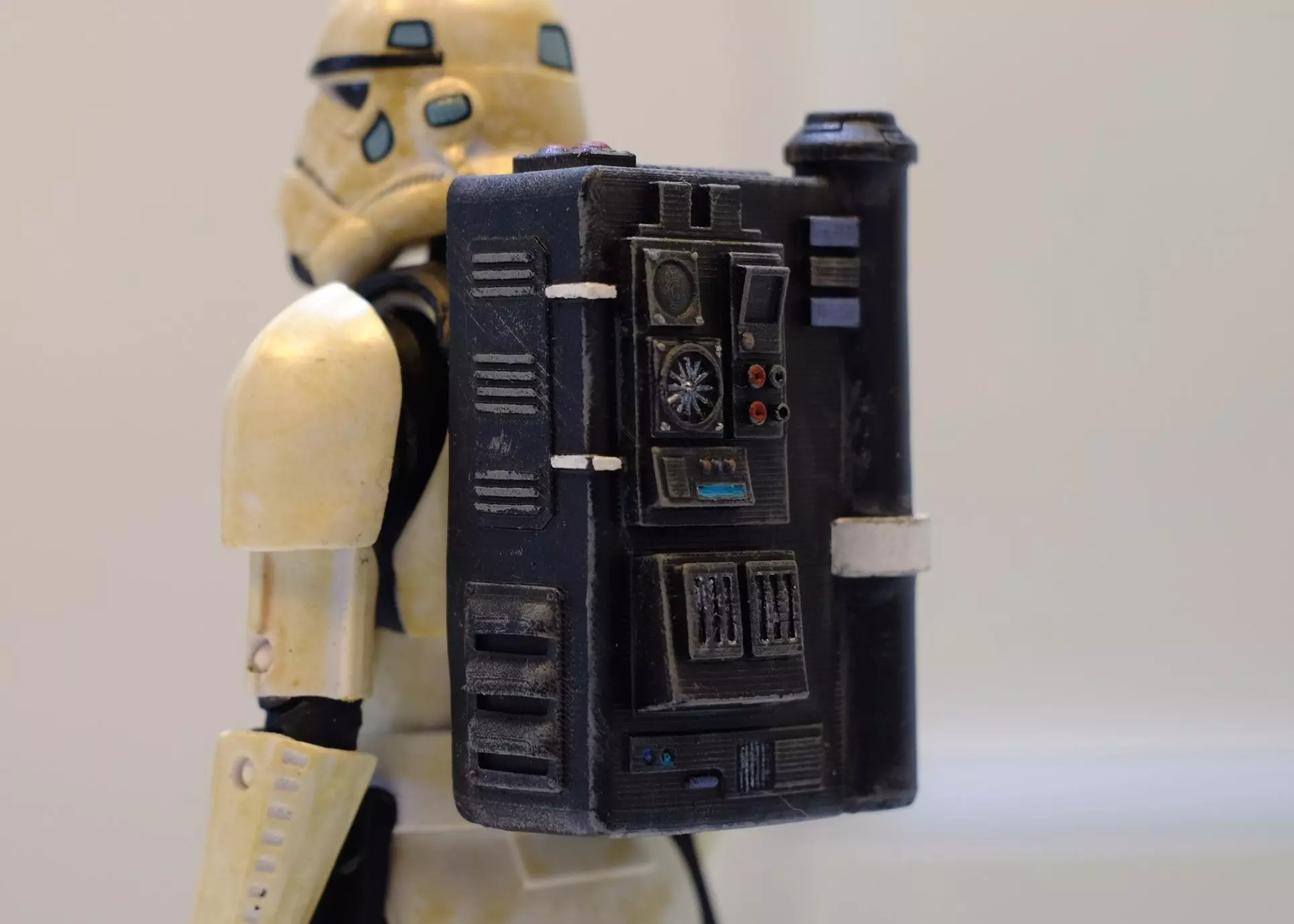 Star Wars Sandtrooper backpack alternate 3D print model