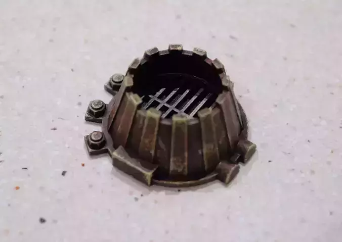 Hammerfall Vent greeble 3D print model
