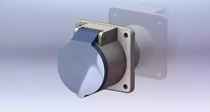 Ambausteckdose gerade steckrichtung 16A 3P IP44