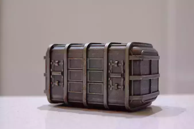 Battlefront II Rectangular crate 3D print model