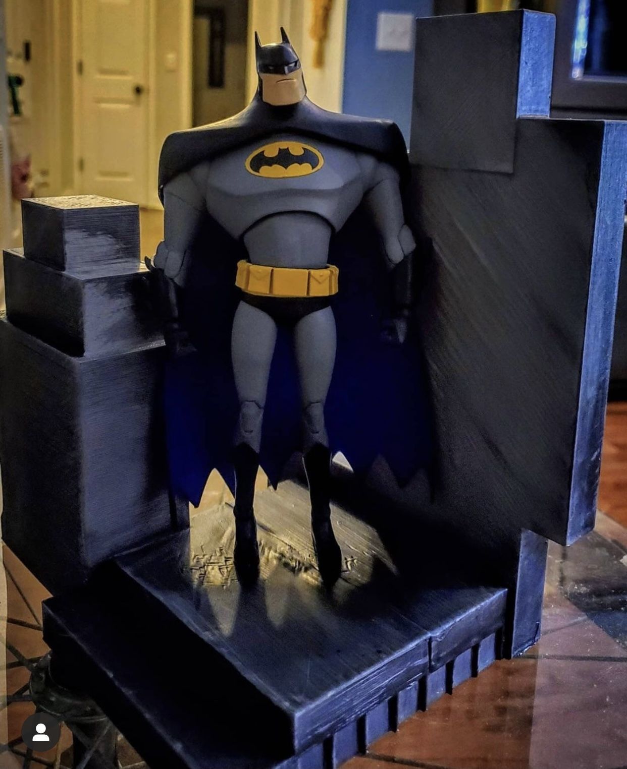 3d Model of the Batman the Animated series Title Screen 3D print model_2