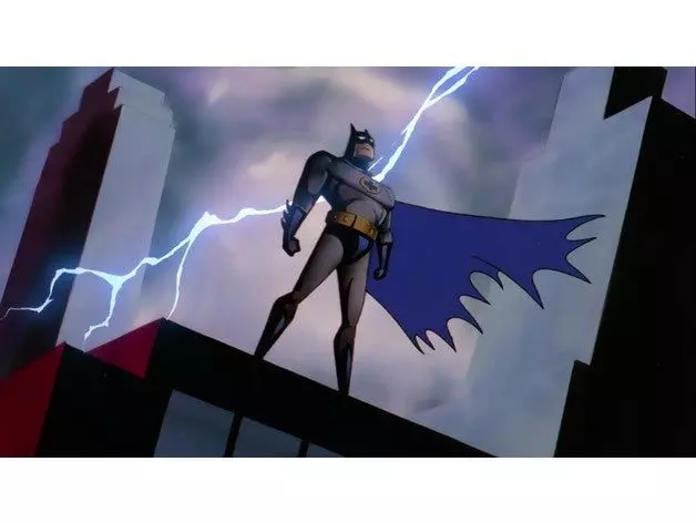 3d Model of the Batman the Animated series Title Screen 3D print model_0