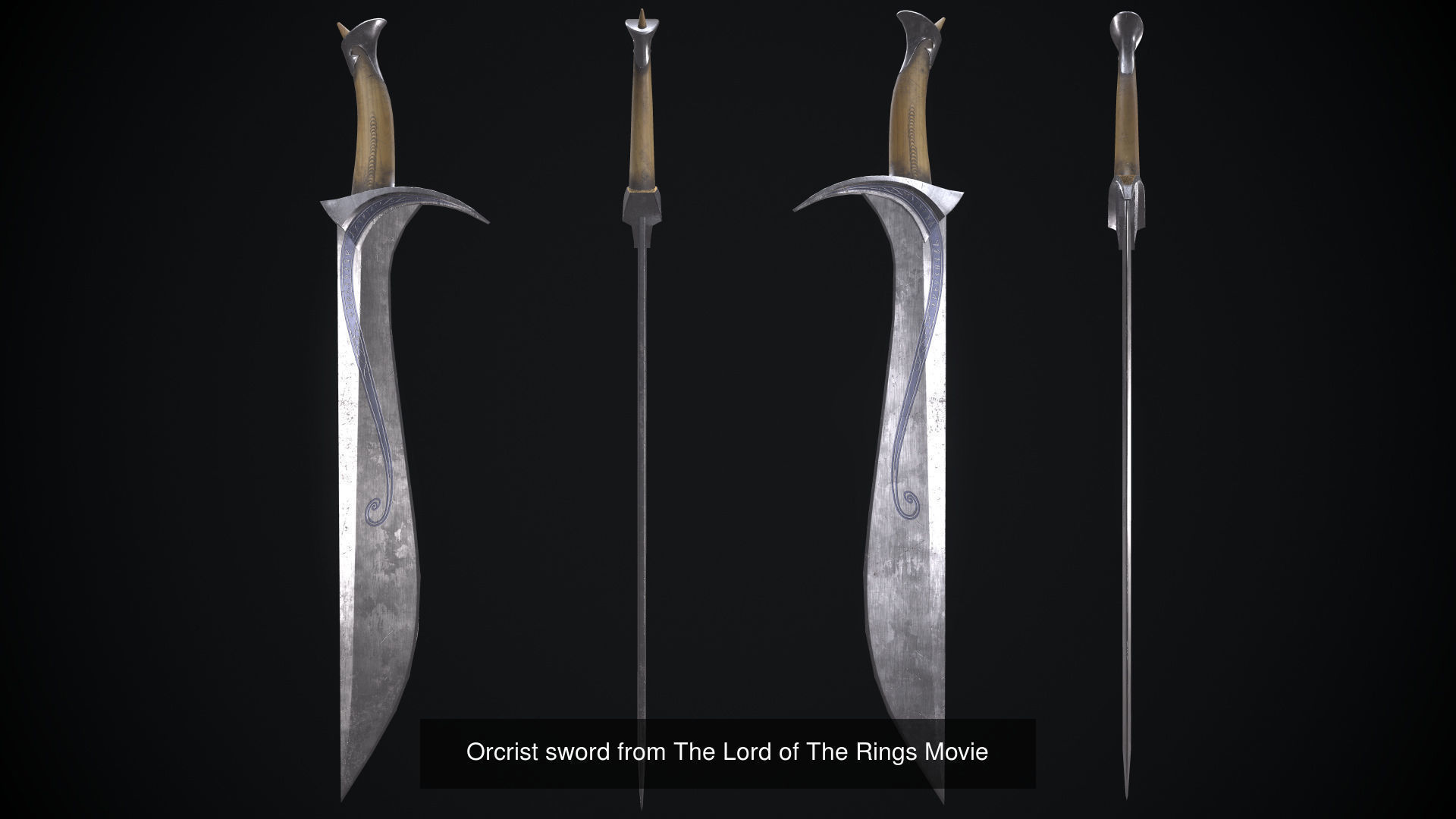 Game ready sword Collection from LOTR and HOBBIT movie _13