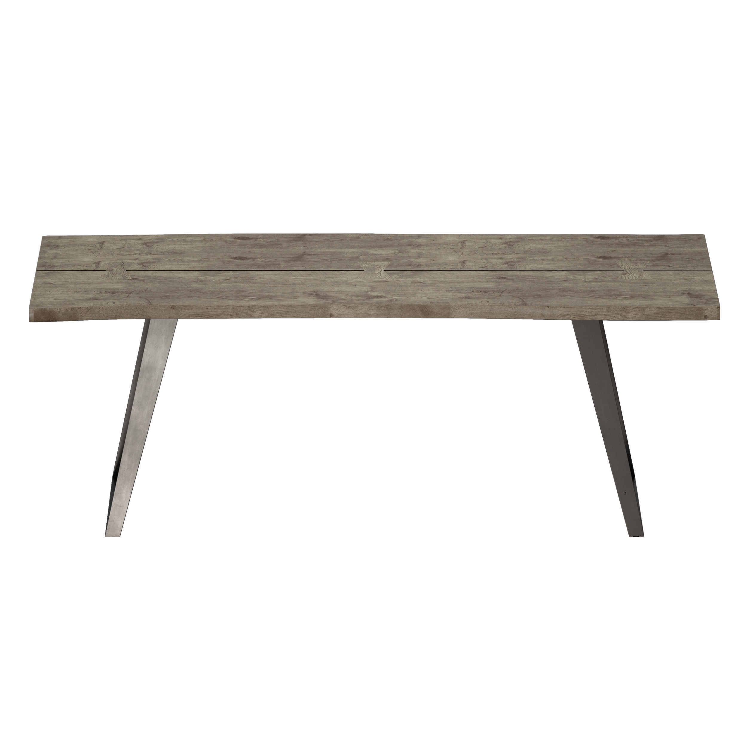 Yukon Grey Dining Table Crate and Barrel Low-poly 3D model_5