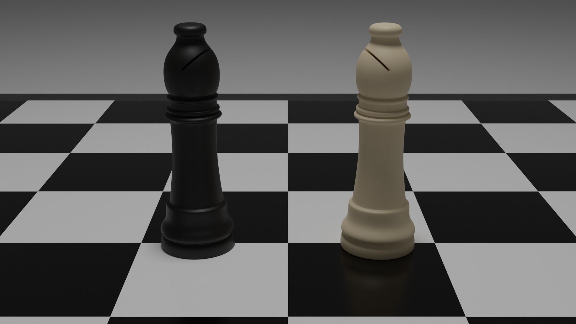 Chess Fully Editable 3D model_2