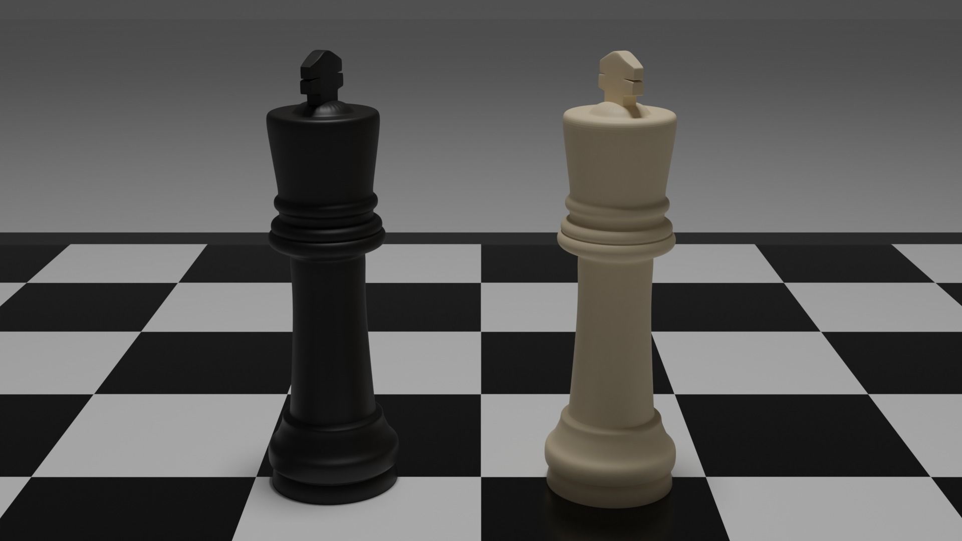 Chess Fully Editable 3D model_4