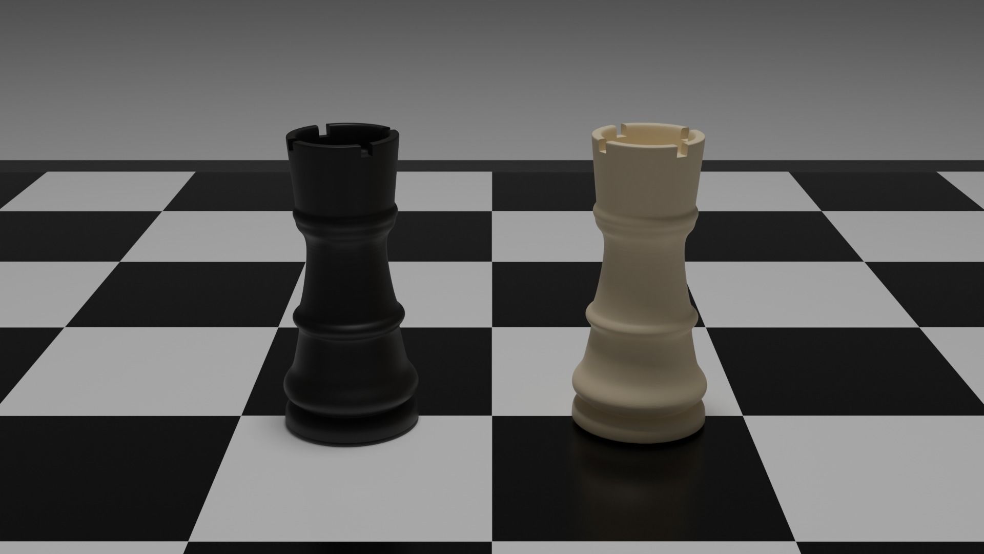 Chess Fully Editable 3D model_7