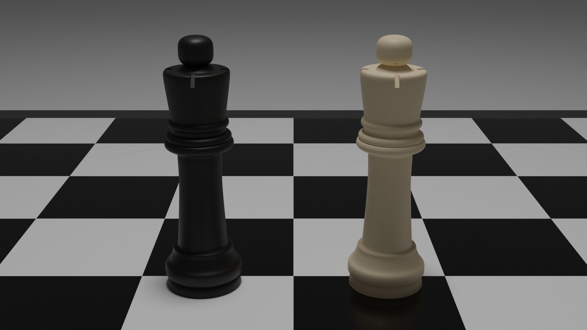 Chess Fully Editable 3D model_6
