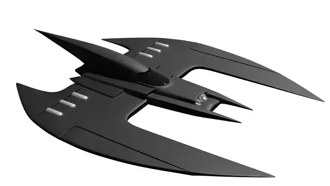 Animated Batwing 3D print model