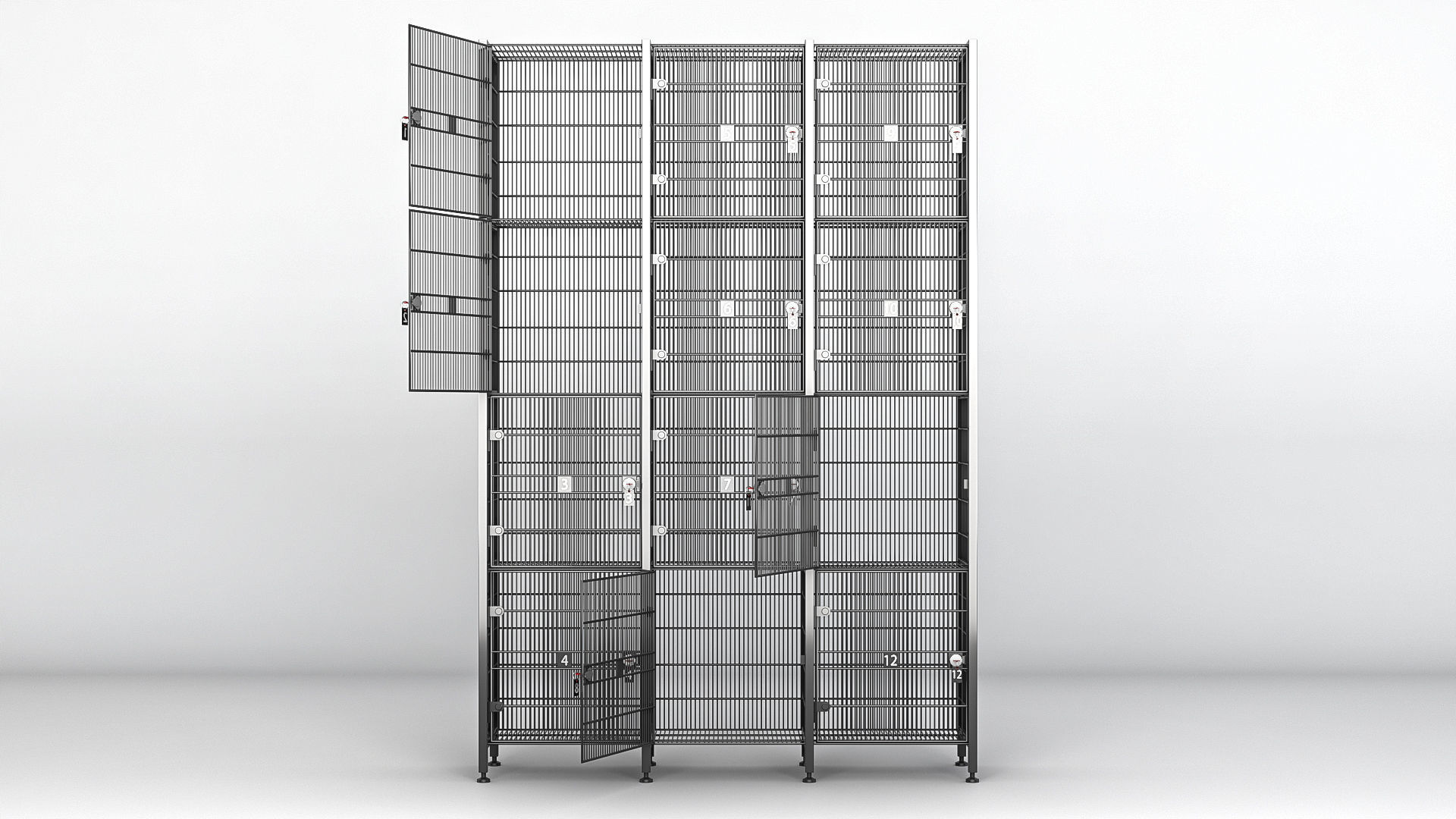 Luggage Storage 3D model_2