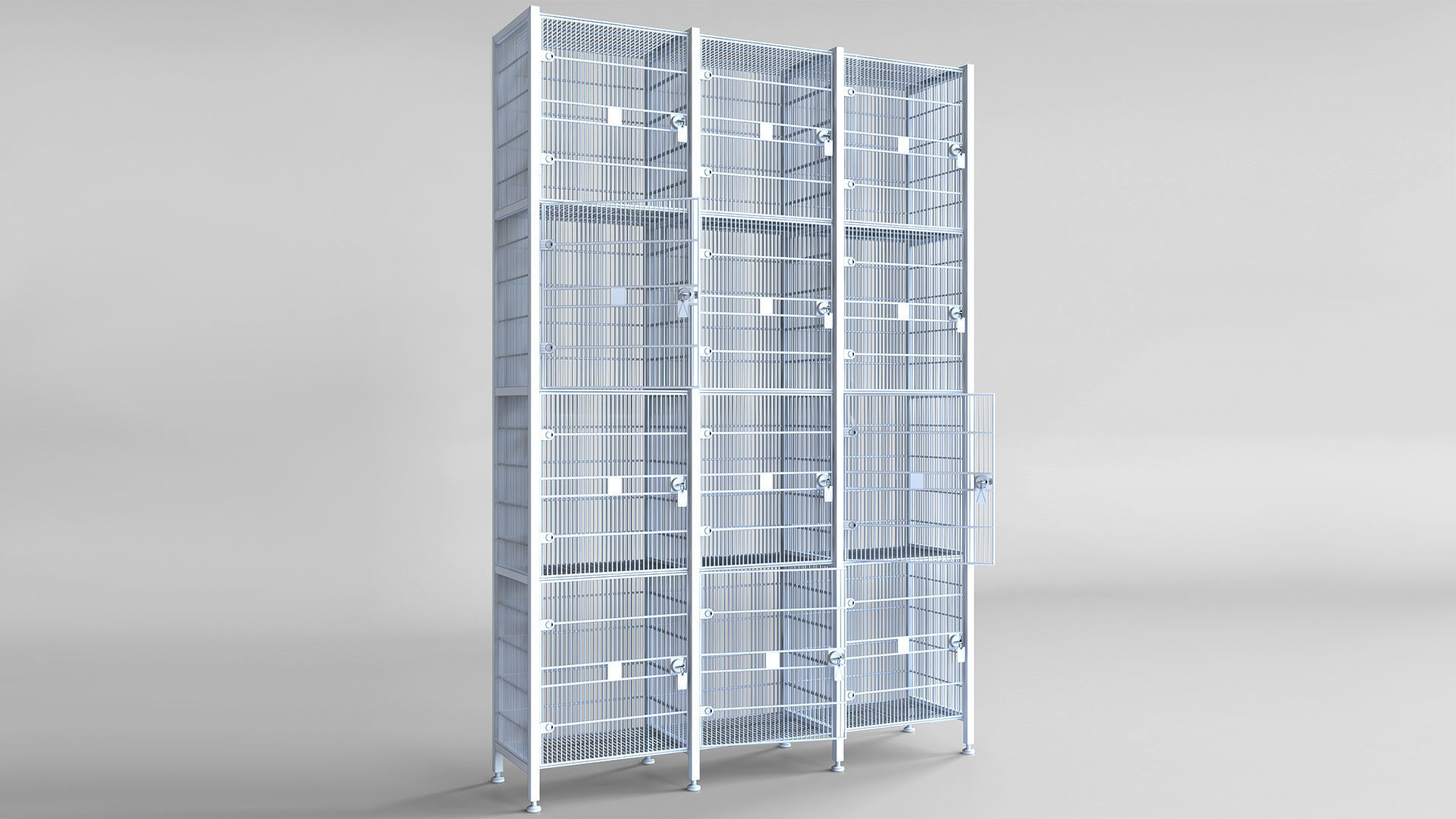 Luggage Storage 3D model_5