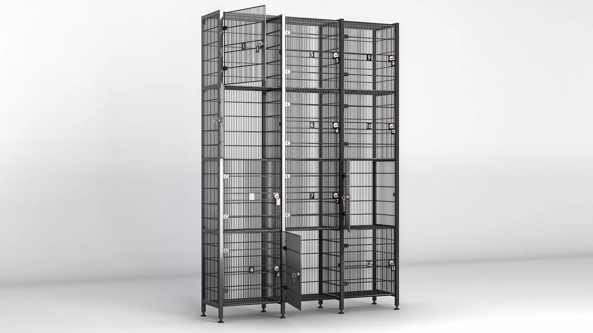 Luggage Storage 3D model_0