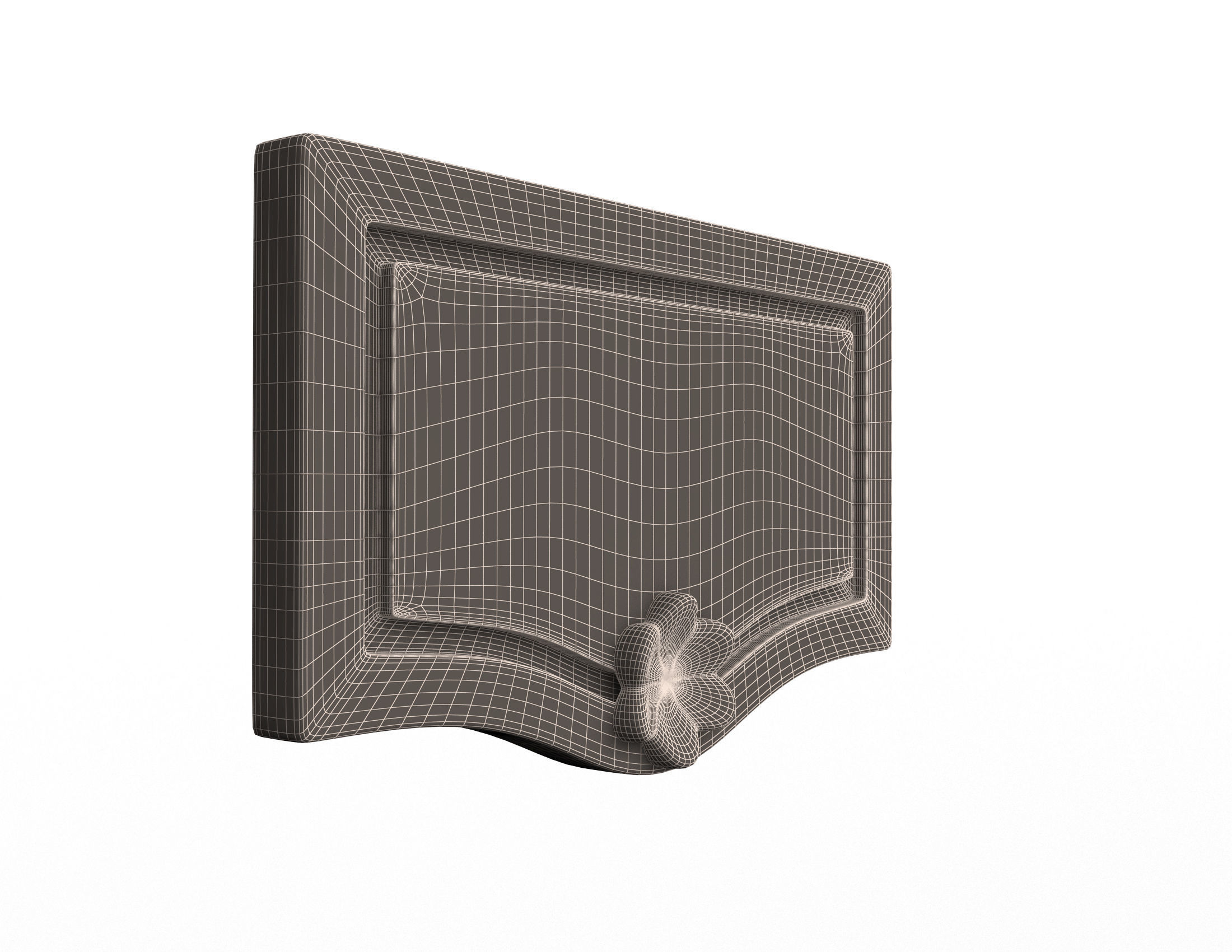 Kitchen Cabinet Door Classic Yegane Low-poly 3D model_6