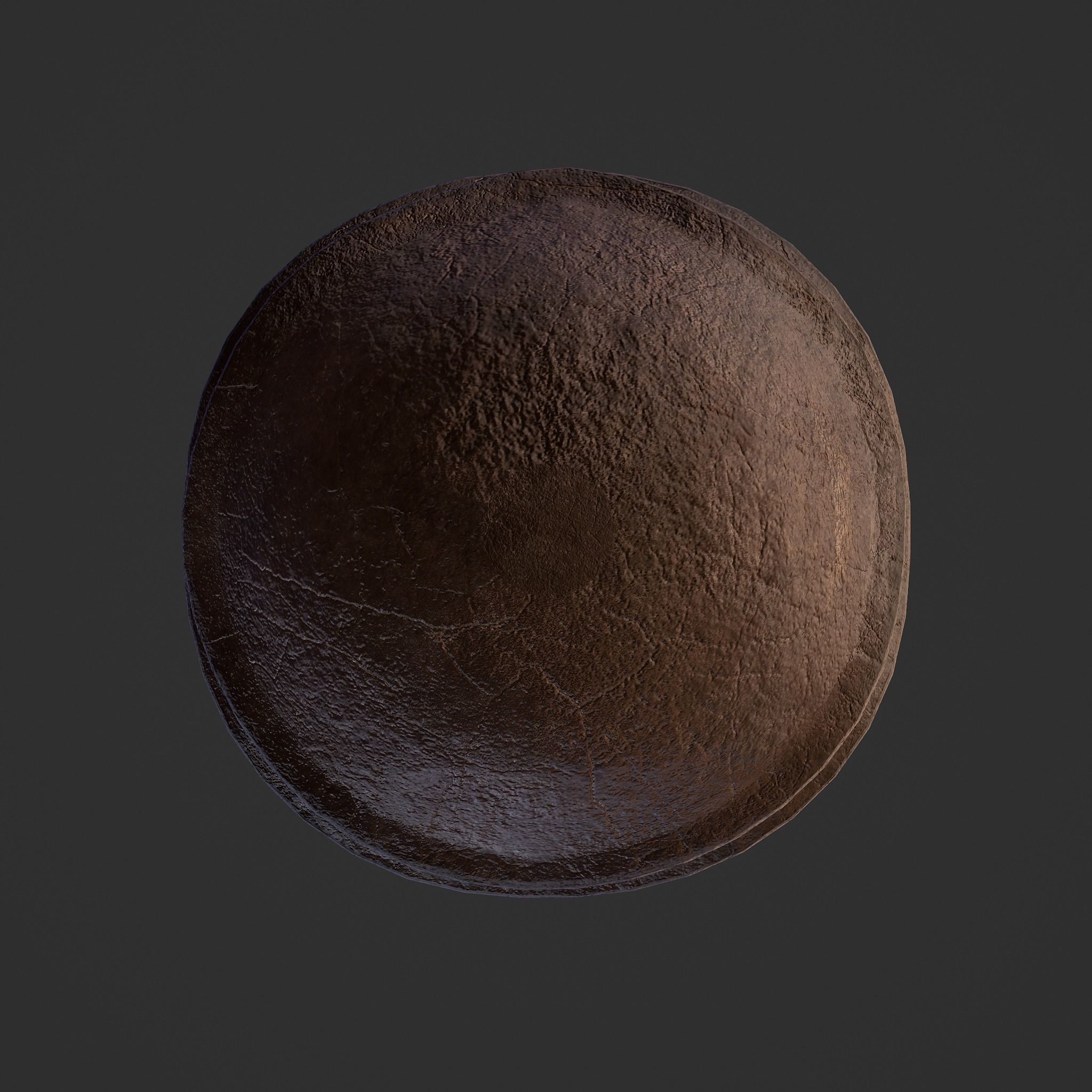 Medieval Ridged Pottery Low-poly 3D model_10