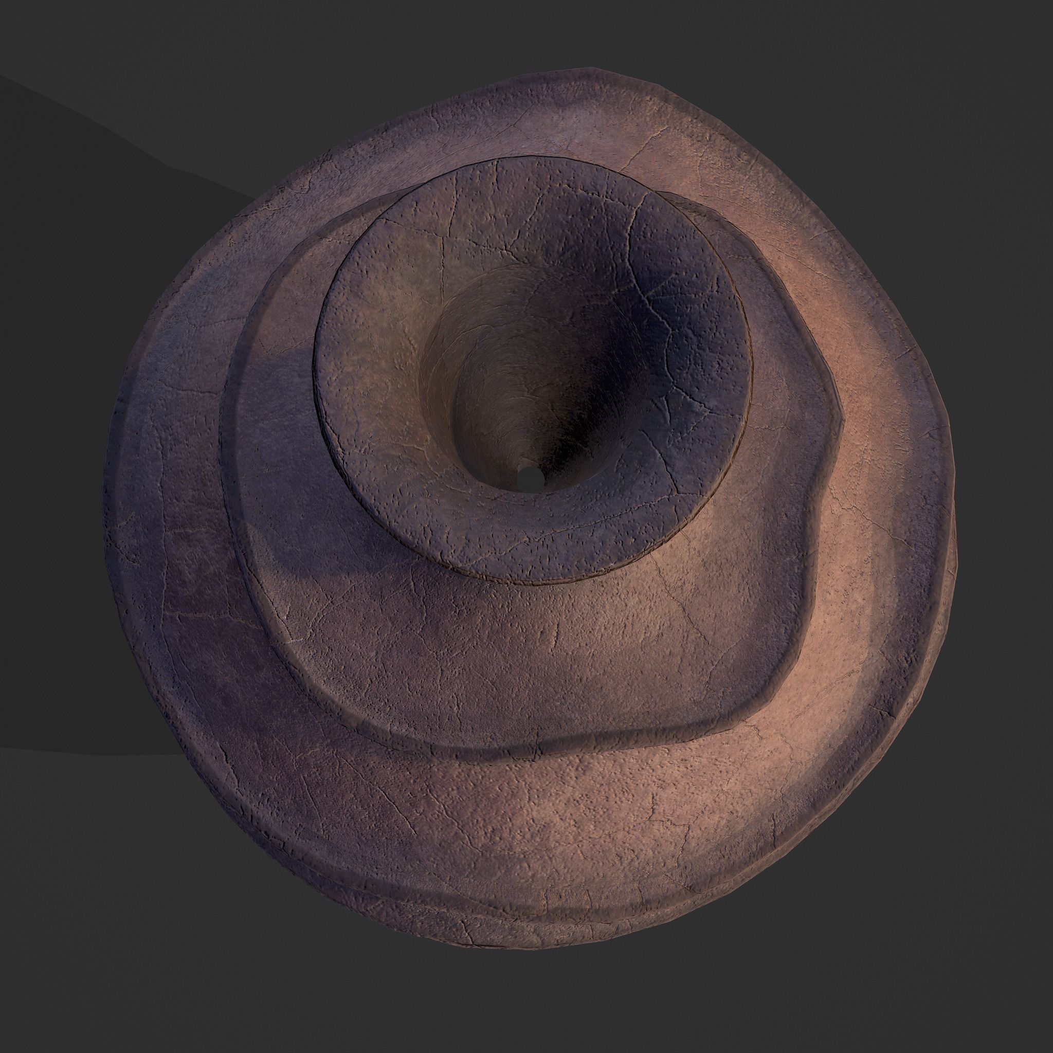 Medieval Ridged Pottery Low-poly 3D model_19