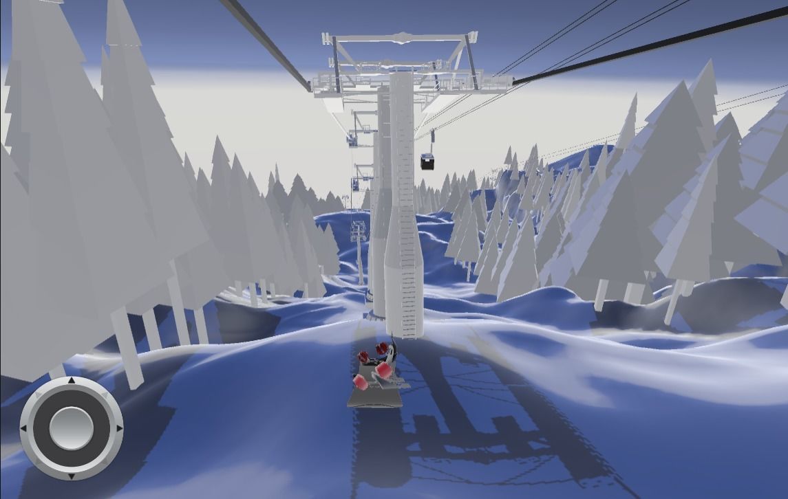 Postavaru Snowboard Challenge  Low-poly 3D model_2