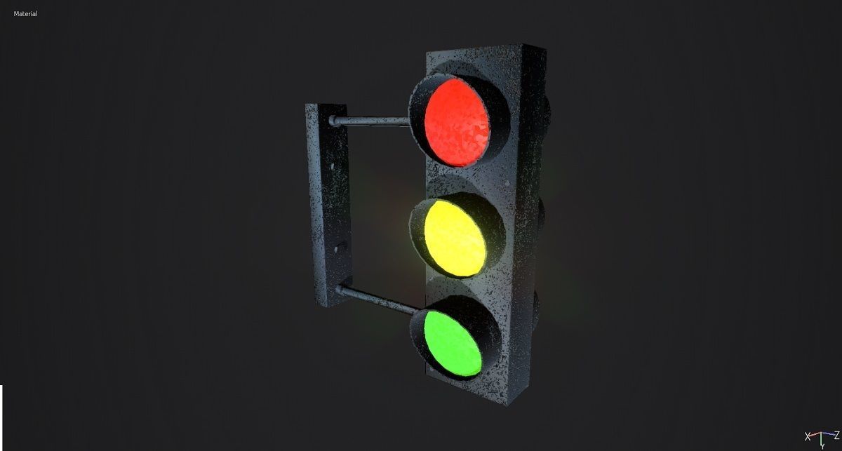 Traffic Lights 3D Model 3D model_2