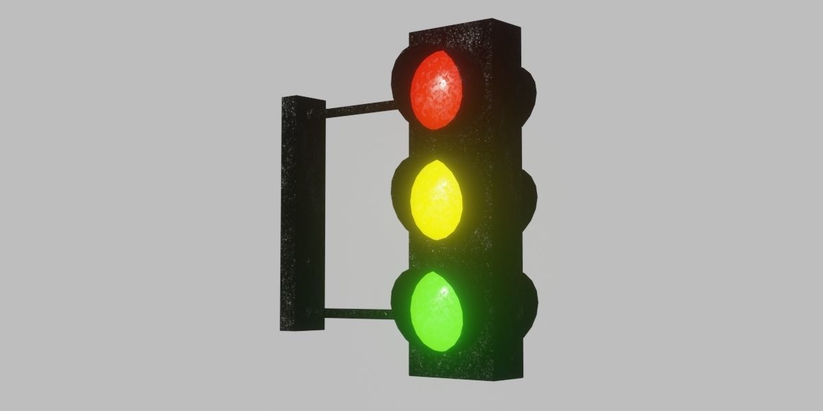 Traffic Lights 3D Model 3D model_8
