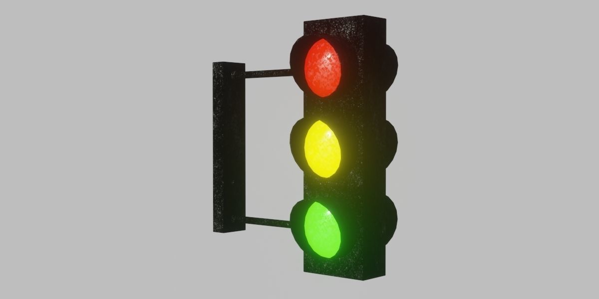 Traffic Lights 3D Model 3D model_7