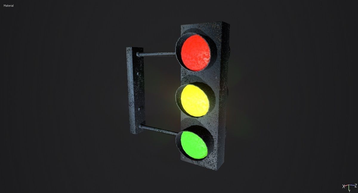 Traffic Lights 3D Model 3D model_4
