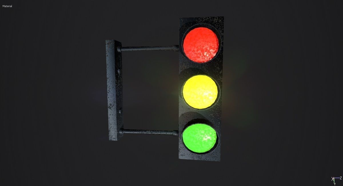 Traffic Lights 3D Model 3D model_1