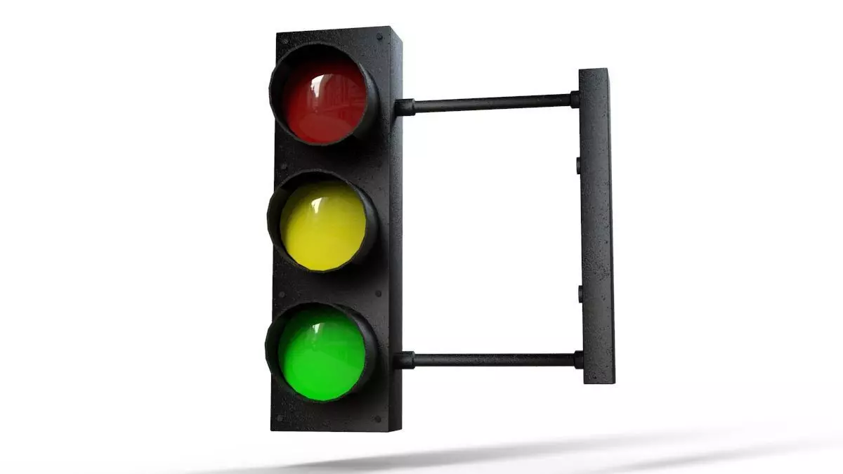 Traffic Lights 3D Model 3D model_0