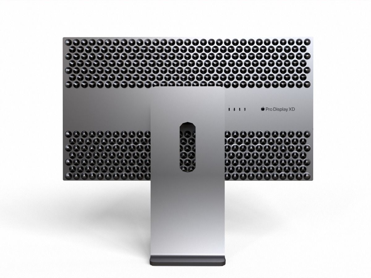 2019 apple pro display xdr Low-poly 3D model_5