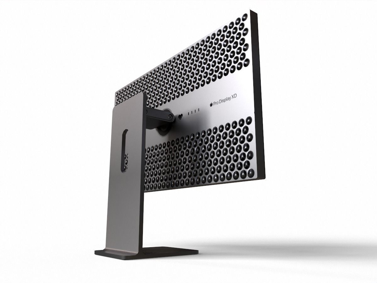 2019 apple pro display xdr Low-poly 3D model_7