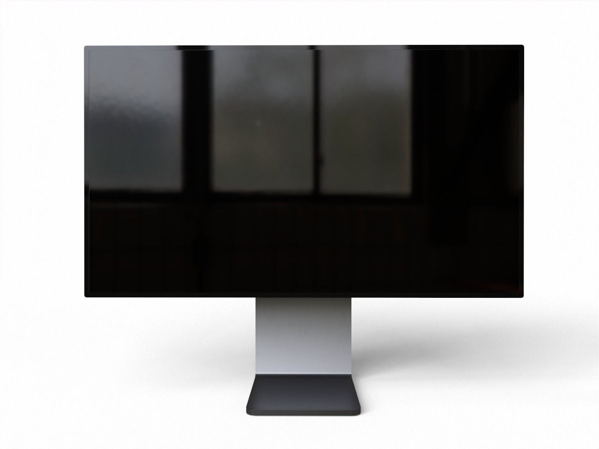2019 apple pro display xdr Low-poly 3D model_4