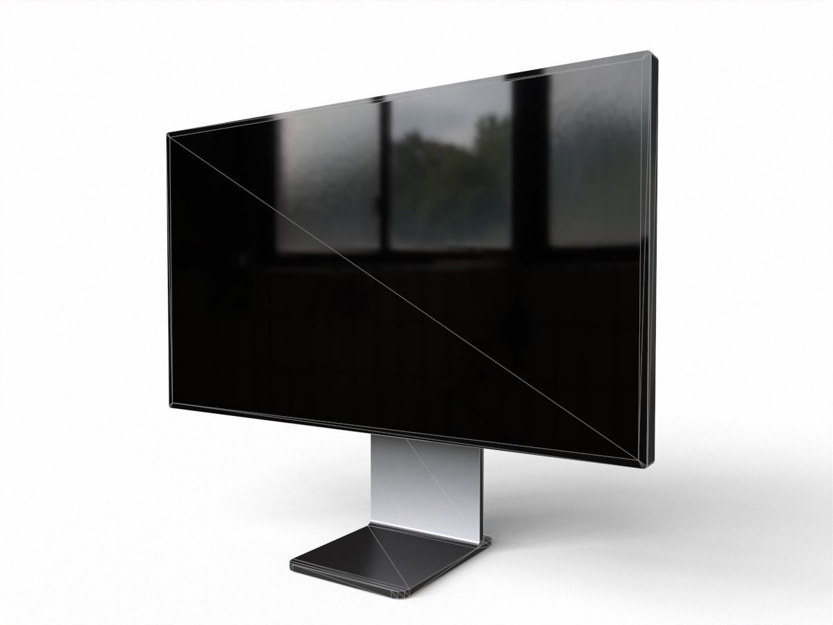 2019 apple pro display xdr Low-poly 3D model_8