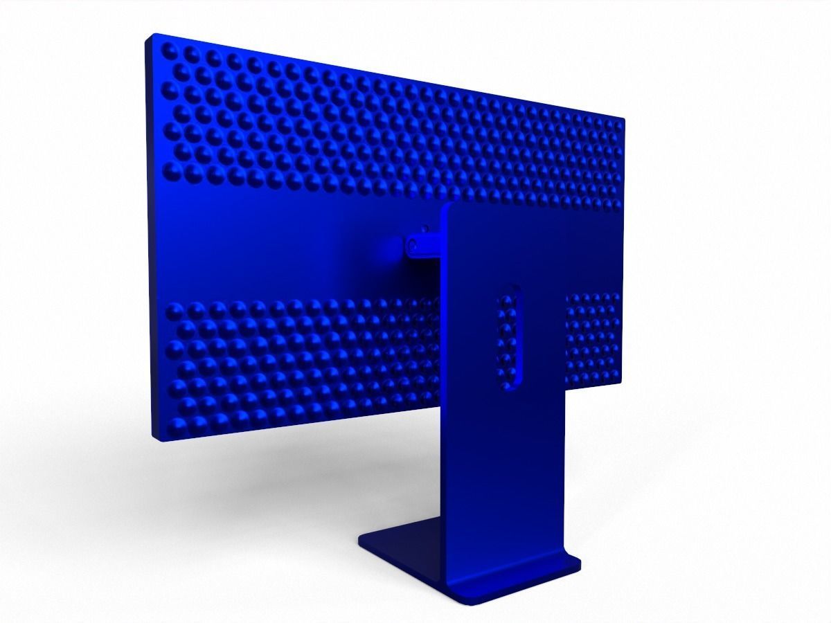 2019 apple pro display xdr Low-poly 3D model_11