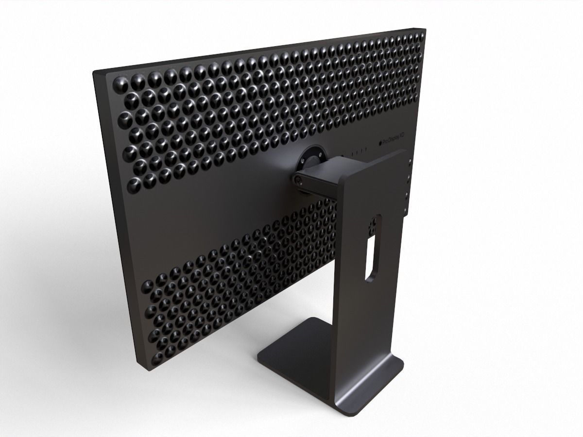 2019 apple pro display xdr Low-poly 3D model_6